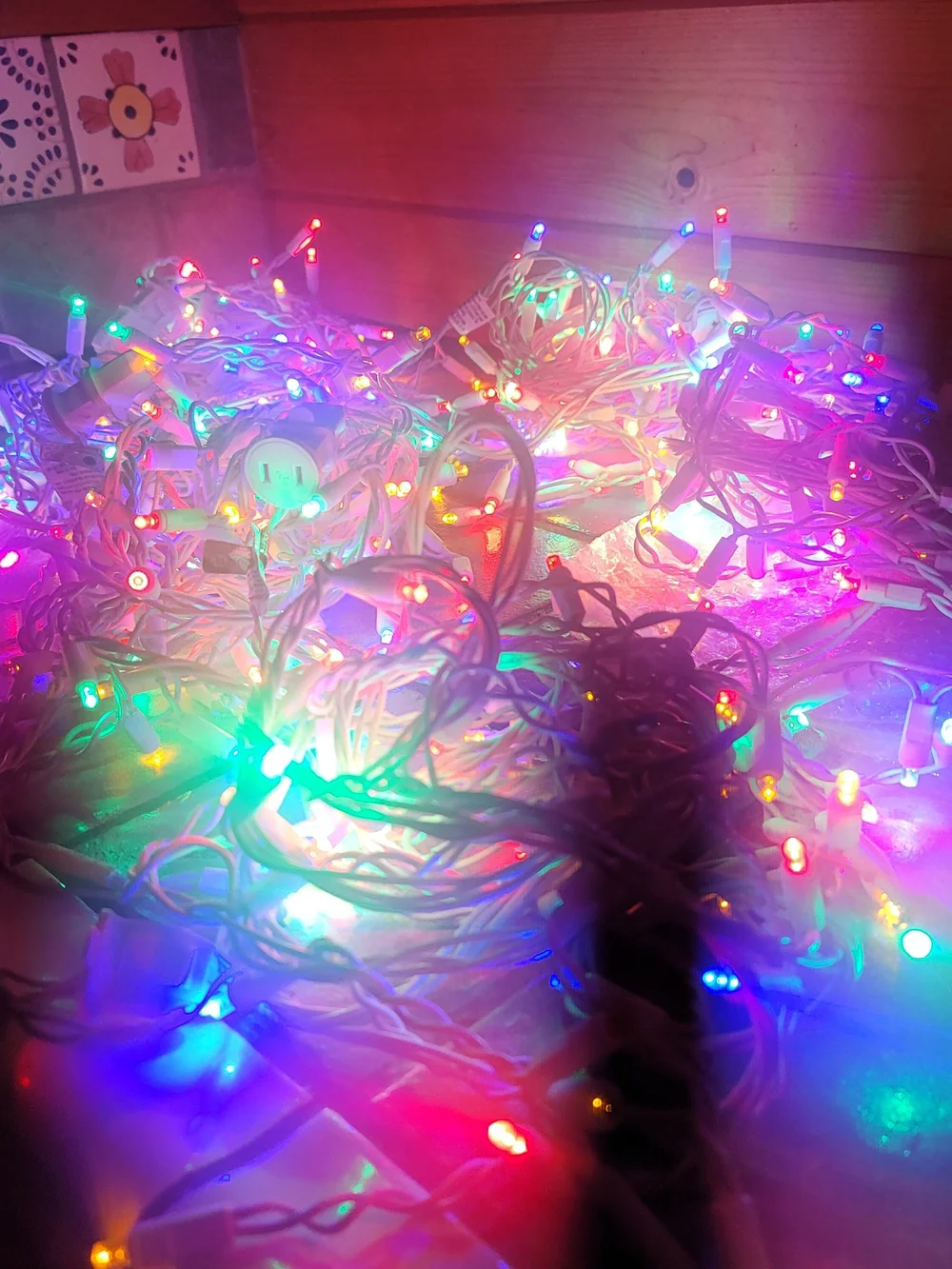 Multi-Color Holiday Icicle LED Lights - Home Holiday